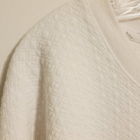 Marc NY Performance | Women's C'est La Vie Novelty Cream Sweatshirt (Size 2X) - Picture 5 of 13